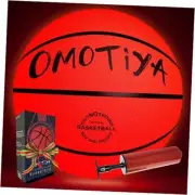 Glow in The Dark Basketball, LED Light Up Basketball, Night Size 7 Orange