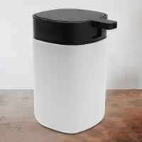 在飛比找momo購物網優惠-【VERSA】方形洗手乳罐 黑白350ml(按壓瓶 分裝瓶 