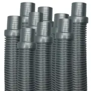Puri Tech Hose Silver Hayward Navigator Pool Vac Ultra AquaBug 1.5in x 4ft 9 pk