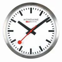 在飛比找森森購物網優惠-MONDAINE 瑞士國鐵經典掛鐘/40cm CLOCK1B