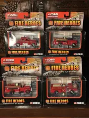 Corgi Showcase Collection Fire Heroes - Set of 4 - Matching Box Packaging