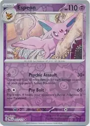 Pokemon - Espeon 033/131 Prismatic Evolutions – Reverse Foil Single Card