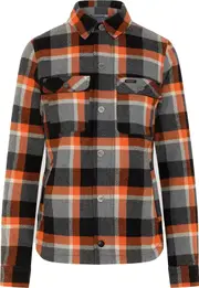 Rokker Memphis, shirt/textile jacket women , color: Orange/Grey/Black , size: XS