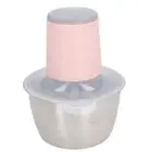 2L Food Processor Mini Meat Grinder Electric Vegetable Chopper Pink.