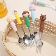 Cartoon Cutlery Set Portable Stainless Steel Cutlery