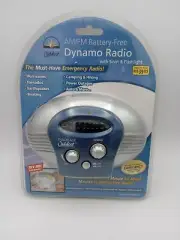 INNOVAGE Dynamo AM/FM/Weather Battery-Free Hand Crank Emergency Radio NEW