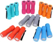 FASTPRO 18-Pack, 9-LED Mini Flashlight Set, AAA Batteries Are Included
