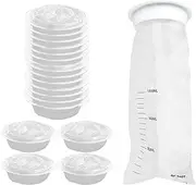 [Generic] Vomit Bags disposablle - 20x Emesis Bags for Car | barfs Throw Up Emesis Puke Nausea for Travel | Lightweight Nausea Vomiting Sacks for Adults & Children