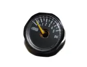 5000 PSI Gauge for Paintball Air Tank by Captain O-Ring (5k gauge black, comp...