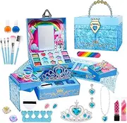 Makeup Toy Set - Little Girl Makeup Set | Creative Washable Makeup Set Toy, Funny Kids Washable Makeup Girl Toys for Kids, Home Aged 3-12