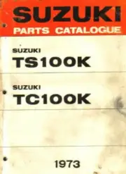 1973 Suzuki TC100K TS100K Parts Manual