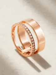 [Repossi] Repossi - Berbère Module 18-karat Rose Gold Diamond Ring - 55 55 Gold