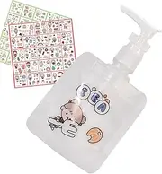 Zqkimzi Travel Pouches for Toiletries - Leakproof Travel Toiletry Bottlesshampoo Containers,Wide Opening Cosmetic Carrier Refillable Pouches for Lotions Perfumes Shampoos