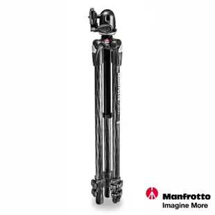 【Manfrotto 曼富圖】290系列套組 進階碳纖維三節腳架+球型雲台套組 MK290XTC3-BH(公司貨)