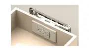 Low-Profile USB-C In Drawer Outlet Drawer Docking Charging Station Power Strip
