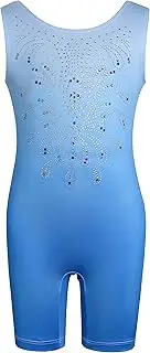 [DANSHOW] Leotards for Girls Gymnastics Dance Ballet Tank Sparkly One Piece