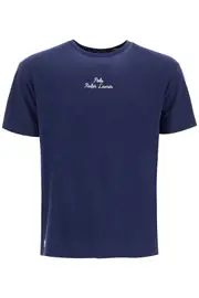 [POLO RALPH LAUREN] POLO RALPH LAUREN embroidered signature t-shirt L Blue