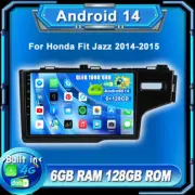 9" HDMI DAB+ CarPlay Android 14 Car Stereo GPS Navi For Honda Fit Jazz 2014-2015 (for: Honda)