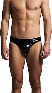 [ABWL] Latex Briefs for Men,Rubber Men's Shorts G-String Thong,Latex Man Panties Underwear Cosplay Costume Party Clubwear