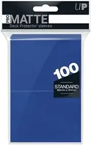 Ultra Pro PRO-Matte Standard Deck Protector Sleeves, Blue (Pack of 100)