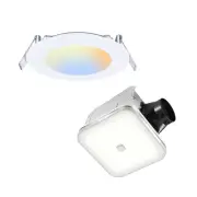 OREiN Recessed Lighting 12 Pack & Bathroom Exhaust Fan