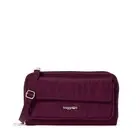 Baggallini RFID Phone Wallet Crossbody Mulberry - XPW935-B1079, Mulberry