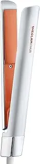 [SHEGLAM] Dual Voltage Mini Flat Iron Hair Straightener Curling Iron Combo, Anti-Tangle, 360° Swivel Cord, 60s Fast Heating & 2 Temp Levels for Travel