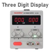 0-60V Adjustable DC Power Supply Digital Precision Variable Lab Testing 0-10A