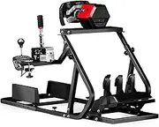 Dardoo Adjustable G29 Racing Simulator Cockpit Fit for Logitech G920 G923,Thrustmaster T150, Playstation, PC, Not Included Steering Wheel, Shifter, Pedals