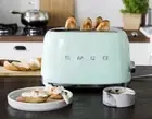 NEW SMEG 50's Style Retro 2 Slice Toaster - Pastel Green