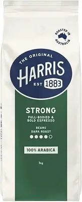 Harris Strong Coffee Beans, 1 kg | FREE SHIPPING | NEW AU