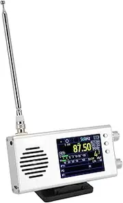 Shortwave Radio Receiver, AM FM SW CB VHF UHF WX AIR LW MW Full Band Radio Receiver with Dual Stereo Speakers, Professional Portable Radio Receiver Kit (#11)