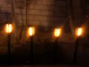 Flickering Flame Torch Stake Lights Solar Light 4 PCS