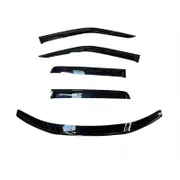 TRADIESCHOICE Bonnet Protector & WeatherShields for Toyota Hilux 2011-2014 - Window Visors Included