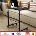 Laptop Height Adjusting Portable Sofa Bed Side Table Computer Desk with Wheels
