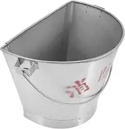 HOLIDYOYO Fire Extinguisher Bucket Sturdy Handle Home Car Firefighting Thickened Stainless Steel