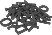 JUMPLAWN 1Set Self Adhesive Magnetic Letters Foam Alphabet Magnets for Fridge Home Decor Letters for Educational Display