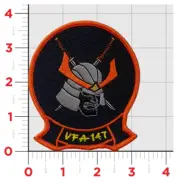 VFA-147 ARGONAUTS JAPAN CHEST EMBROIDERED HOOK & LOOP PATCH