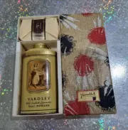 Vintage Yardley London Old English Lavender Perfumed Talc Body Powder Tin & Soap
