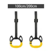 Gymnastics Rings for Children Adult Home Indoor Nonslip Handle Pull up Rings