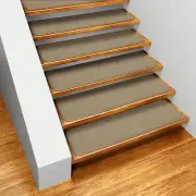 Set of 12 SKID-RESISTANT Carpet Stair Treads CAMEL TAN runner rugs
