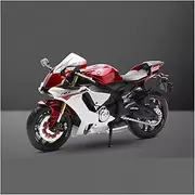 Die-cast 1:12 Scale for Yamaha YZF-R1 Motorcycle Model Alloy Die-cast Shock Absorption Simulation Mini Motor Vehicle Model Miniature Vehicle(Red)
