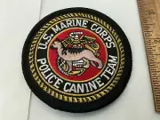 U.S. Marine Corps Police Canine Team collectable patch new full size