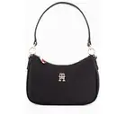 Tommy Hilfiger Women's Poppy Shoulder Bag Nylon Bag - Black RRP $349