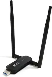 ALFA AWUS036AX 802.11ax WiFi 6 USB 3.0 Adapter Dongle AX1800, Dual Band 5 GHz, 2X RP-SMA Antennas