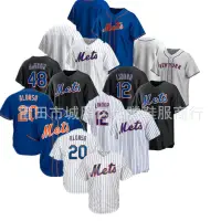 在飛比找蝦皮購物優惠-MLB棒球球衣大都會棒球服Mets 48 Jacob Deg