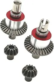 [ａ aternee] RC Car Differential Gears Accessories Easy to Install Durable Upgrades Part for Wltoys 1/12 1/14 124008 124019 144010 124016 RC Car Model