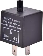 3 Pin LED Adjustable Car Flasher Flash Relay 12V for Auto Motorcycle General Turn Signal Light CF13