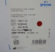GREINER BIO-ONE Polypropylene 2mL MasterBlock 96-Well V-Bottom 780271-FD 31/Bx