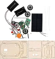 FOYTOKI 1Set Solar Energy Powered Car Kit for DIY Remote Model Craft Science Learning Educational Plaything No Battery Required